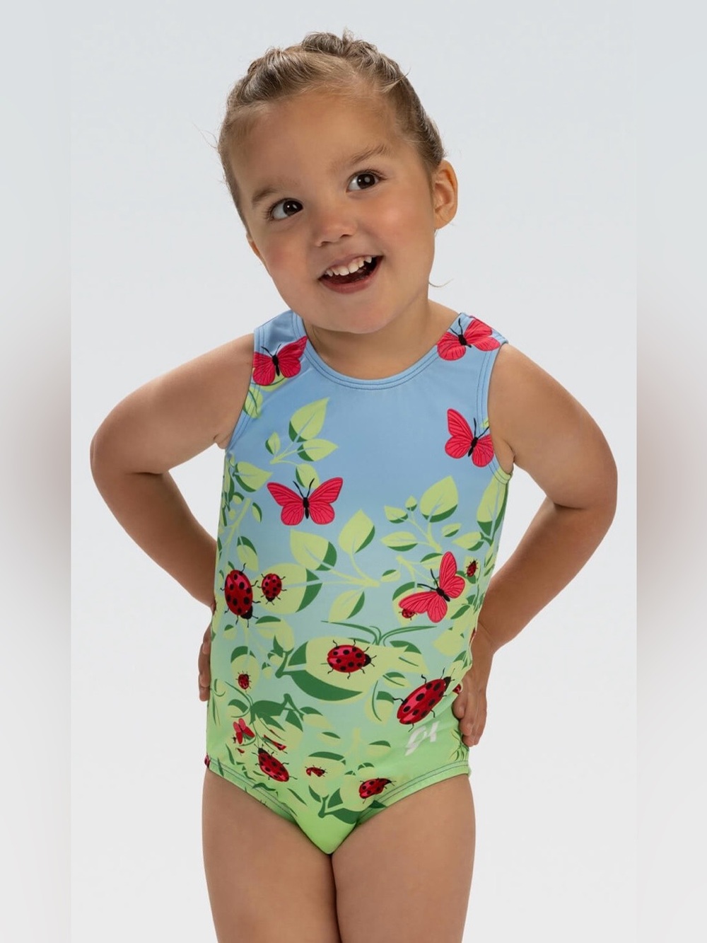New with tags GKids GK Ladybug Meadow Tank gymnastics tumbling dance Leotard